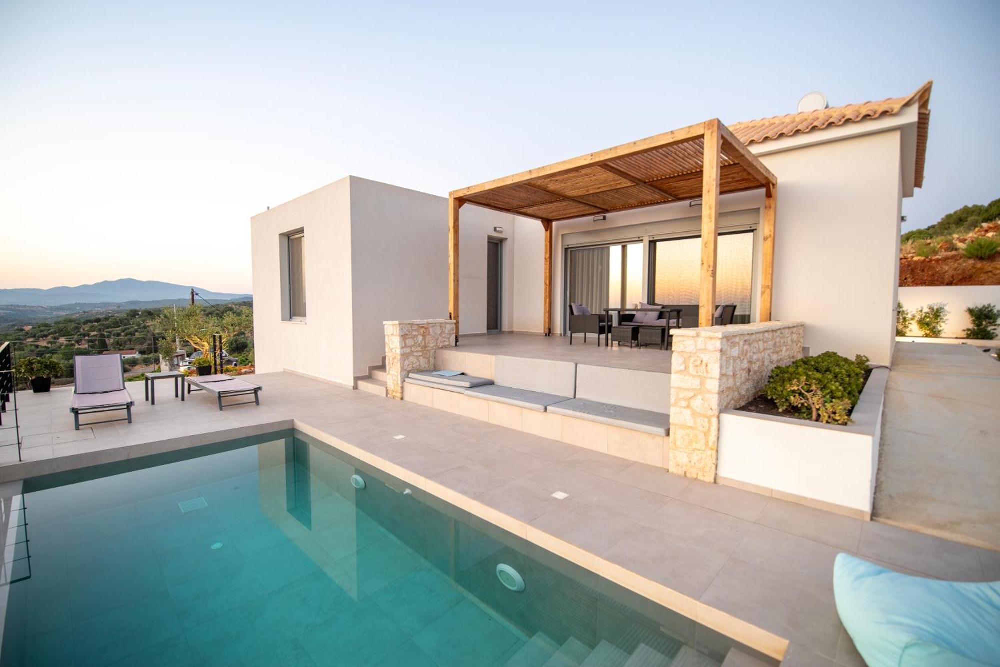 Sunset Luxury Villa Akritohóri Kültér fotó